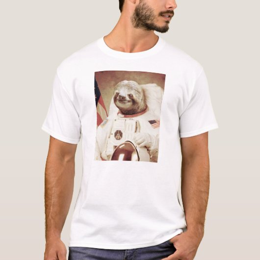 Astronaut Sloth T-shirt (Voorkant)