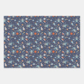 Astronaut Sloths Pattern Inpakpapier Vel (Voorkant)