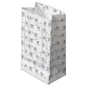 Astronaut Small Gift Bag Klein Cadeauzakje (Voorkant Gekanteld)
