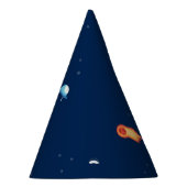 Astronaut Space Adventure Petten - Jongens Geboort Feesthoedjes (Rechts)