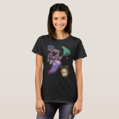 Astronaut Space Alien Jellyfish Hunting with Net G T-shirt (Voorkant volledig)