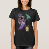 Astronaut Space Alien Kwallen Jacht met Net G T-shirt (Voorkant)