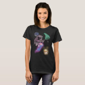 Astronaut Space Alien Kwallen Jacht met Net G T-shirt (Voorkant volledig)