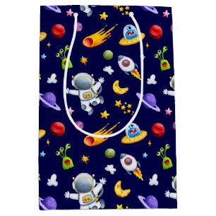 Astronaut Space Aliens Gift Bag Medium Cadeauzakje