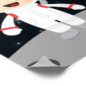Astronaut Space Birthday Blast Off Theme" Poster (Hoek)
