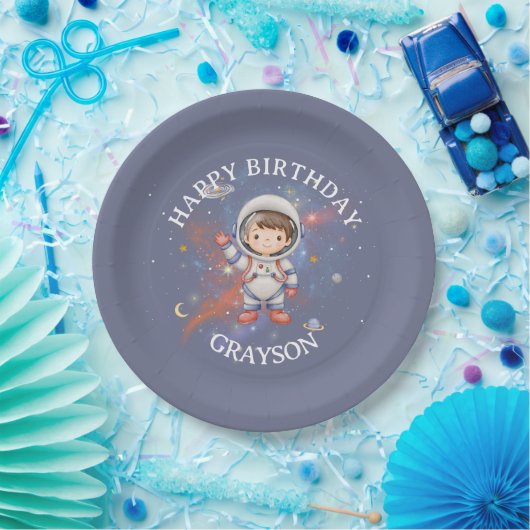 Astronaut Space Birthday Paper Bord (Feest)