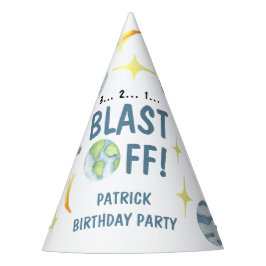 Astronaut Space Birthday Party Feesthoedjes