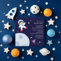 Astronaut Space Birthday Party