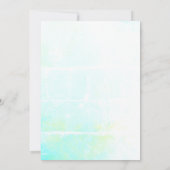 Astronaut Space Blue Custom Photo Birthday Kaart (Achterkant)