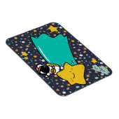 astronaut space Cartoon Magneet (Rechterzijde)