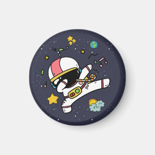 astronaut space Cartoon Magneet