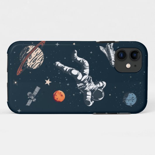 ASTRONAUT SPACE CHILLING Case-Mate iPhone CASE (Achterkant (horizontaal))