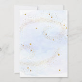 Astronaut Space Coundown First Birthday Kaart (Achterkant)