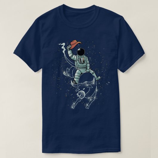 Astronaut Space Cowboy van Tobe Fonseca T-shirt (Design voorkant)