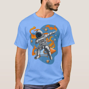 Astronaut Space Dabbing Spaceman Moon Mars Planete T-shirt