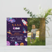 Astronaut Space eerste reis rond de verjaardag van Kaart (Staand voorkant)