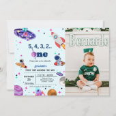 Astronaut Space eerste reis rond de verjaardag van Kaart (Voorkant)