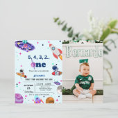 Astronaut Space eerste reis rond de verjaardag van Kaart (Staand voorkant)