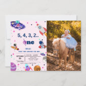 Astronaut Space eerste reis rond de verjaardag van Kaart (Voorkant)