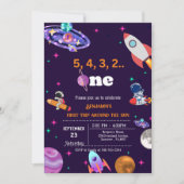 Astronaut Space eerste reis rond de verjaardag van Kaart (Voorkant)