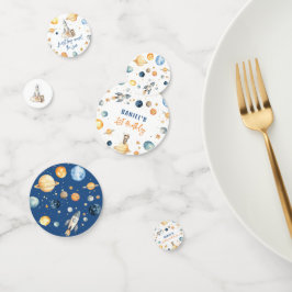 Astronaut Space eerste verjaardagsfeestje Confetti