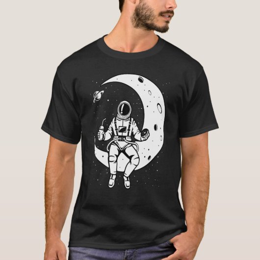 Astronaut Space Exploratie Rockets Science T-shirt (Voorkant)