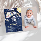 Astronaut Space First Trip ROND the Sun Birthday Kaart