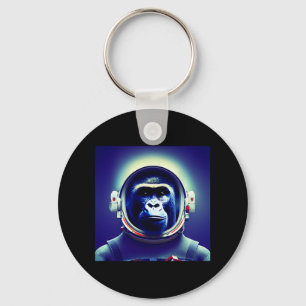 Astronaut Space Galaxy Monkey Sleutelhanger