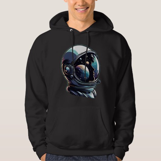 Astronaut Space Helmet Hoodie (Voorkant)