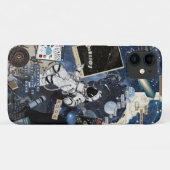 Astronaut Space iPhone 11 Hoesje – Uniek ontwerp (Achterkant (horizontaal))