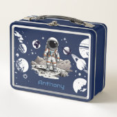 Astronaut Space Metal Lunchbox (Voorkant)