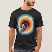 Astronaut Space  Retro Style T-shirt (Voorkant)