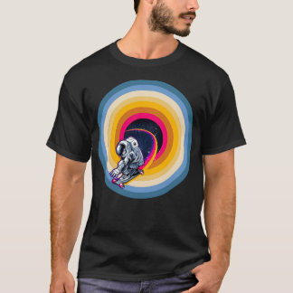 Astronaut Space  Retro Style T-shirt