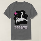 Astronaut Space Suit, Space Walker, Geschikt en Bo T-shirt (Design voorkant)