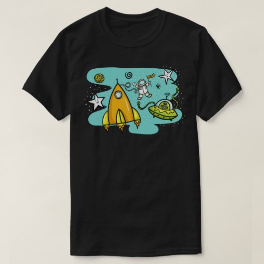 Astronaut Space T-shirt (Design voorkant)