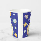 Astronaut Space-Theme Custom Birthday Party Papieren Bekers (Links)