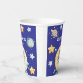 Astronaut Space-Theme Custom Birthday Party Papieren Bekers (Rechts)
