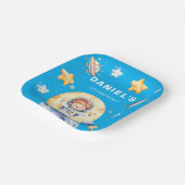 Astronaut Space-Theme Custom Birthday Party Papieren Bordje (Gebogen)