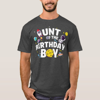 Astronaut Space Theme Party tante of the Birthday  T-shirt