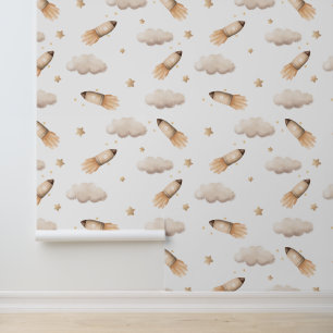 Astronaut Space Theme wallpaper Behang