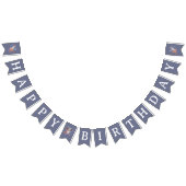 Astronaut Space Verjaardag bunting banner (Alle)