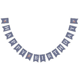 Astronaut Space Verjaardag bunting banner