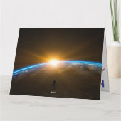 Astronaut Space Verjaardag Kaart (Achterkant)