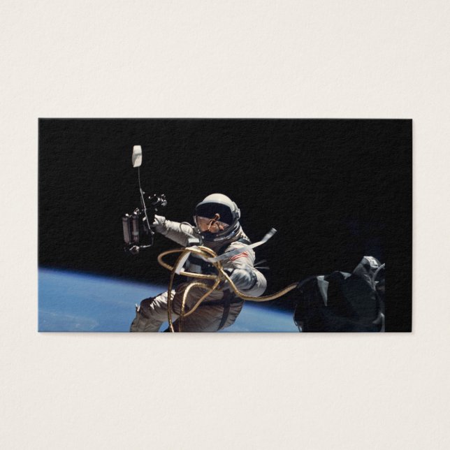 Astronaut Space Walk Visitekaartjes (Voorkant)