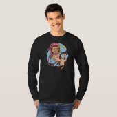 Astronaut Spacedog Space Canine T-shirt (Voorkant volledig)