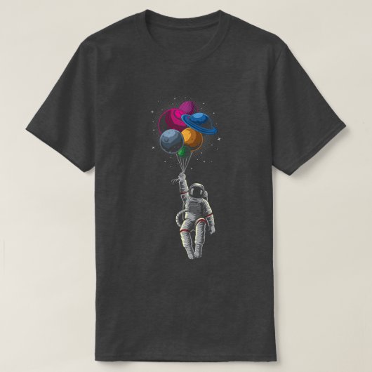 Astronaut Spaceman Planets Space Solar System Astr T-shirt (Design voorkant)