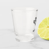 Astronaut Spaceman Tennis Player Shot Glas (Links)