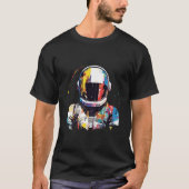 Astronaut Spaceman World Adventure Discovery T-shirt (Voorkant)
