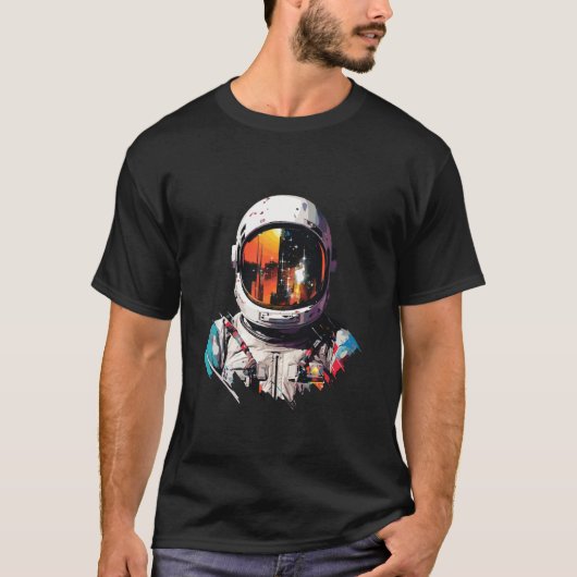 Astronaut Spaceman World Adventure Discovery T-shirt (Voorkant)