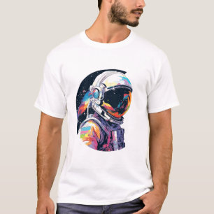 Astronaut Spaceman World Space Discovery-avontuur T-shirt